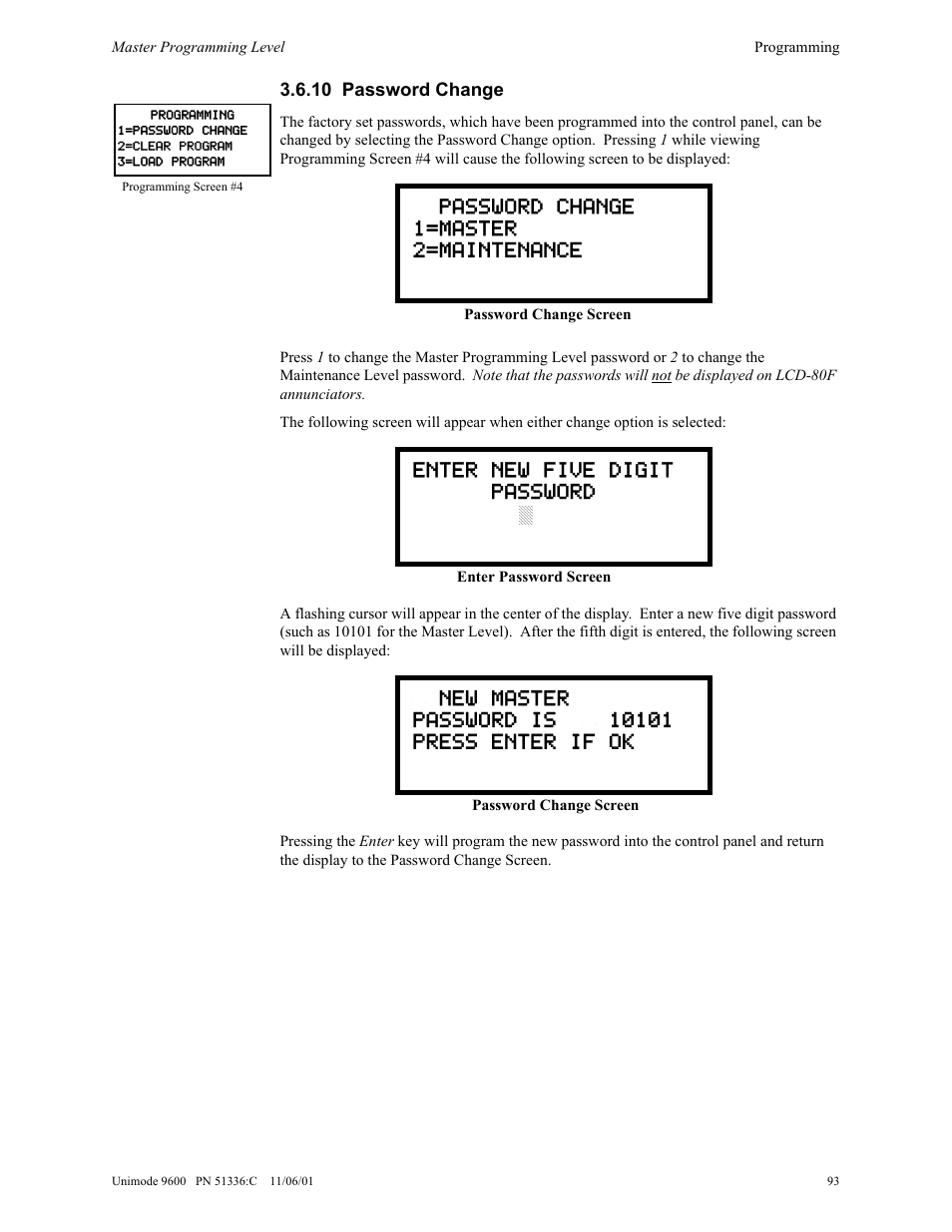 ADT Security Services Unimode 9600 User Manual | Page 93 / 148