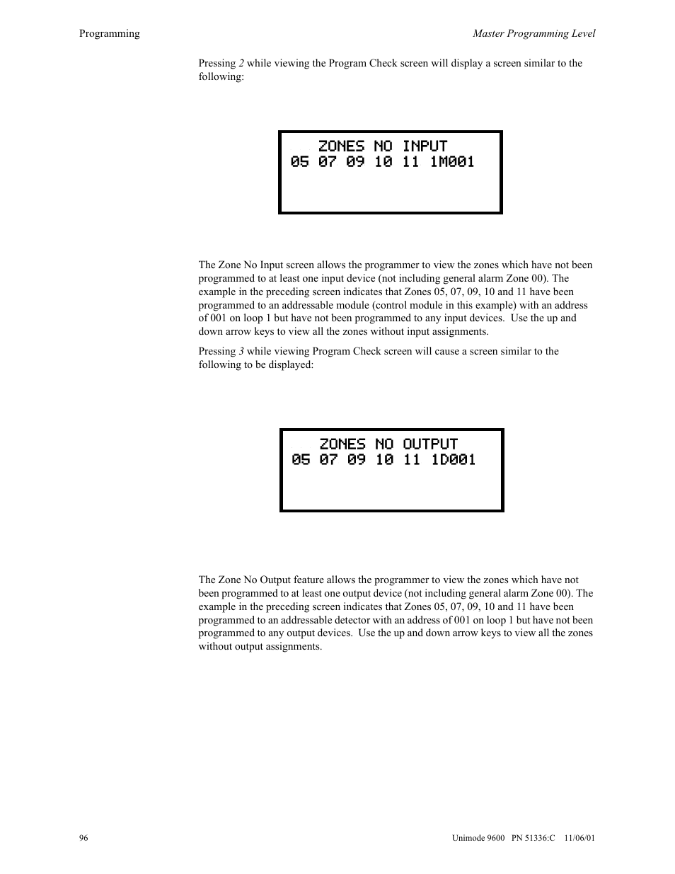 ADT Security Services Unimode 9600 User Manual | Page 96 / 148