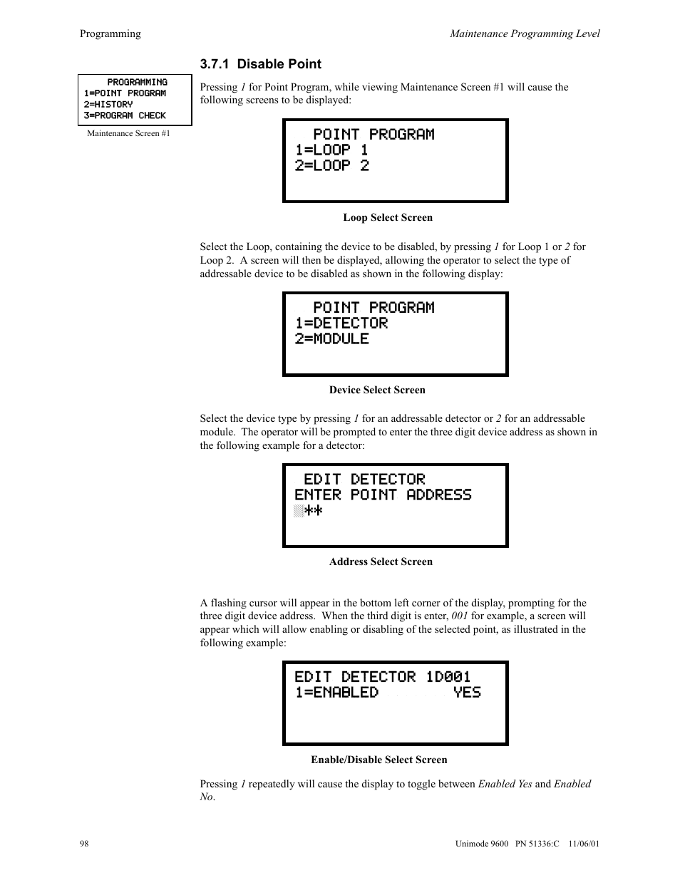 ADT Security Services Unimode 9600 User Manual | Page 98 / 148