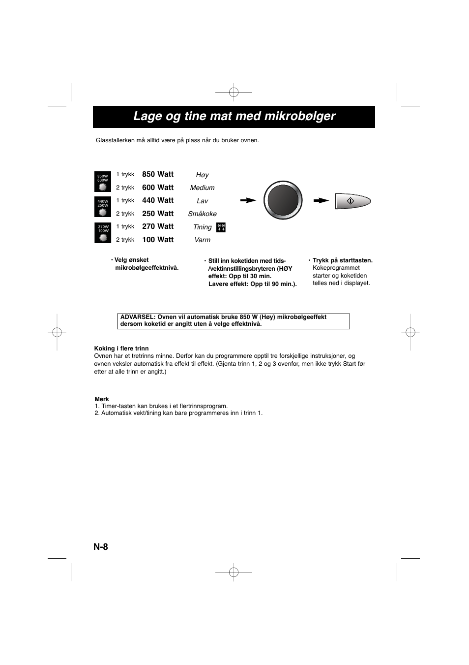 Lage og tine mat med mikrobølger | Panasonic NNSD278SEPG User Manual | Page 136 / 212