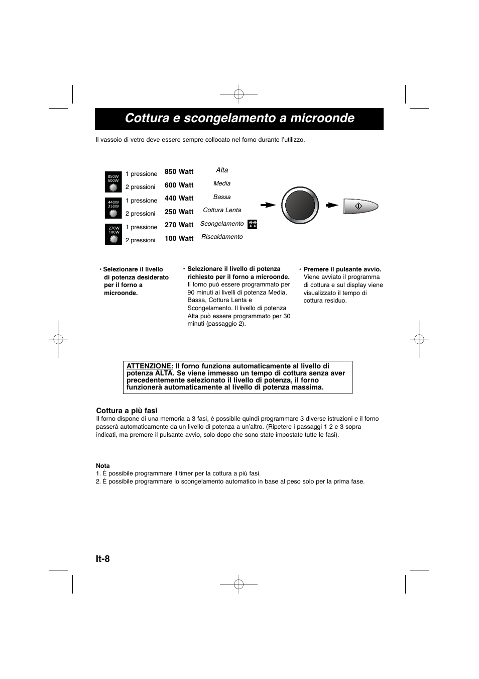 Cottura e scongelamento a microonde, It-8 | Panasonic NNSD278SEPG User Manual | Page 66 / 212