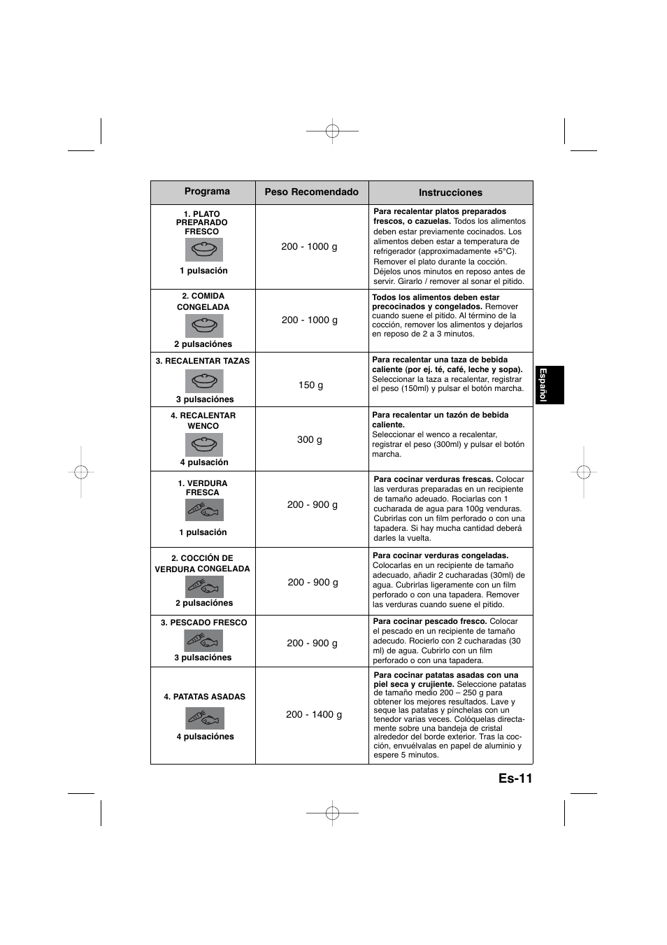 Es-11 | Panasonic NNSD278SEPG User Manual | Page 83 / 212