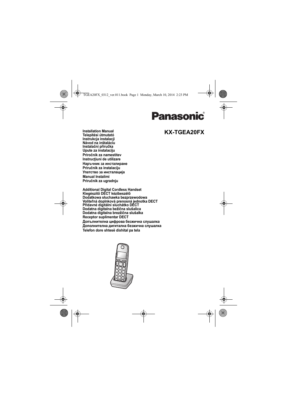 Panasonic KXTGEA20FX User Manual | 76 pages