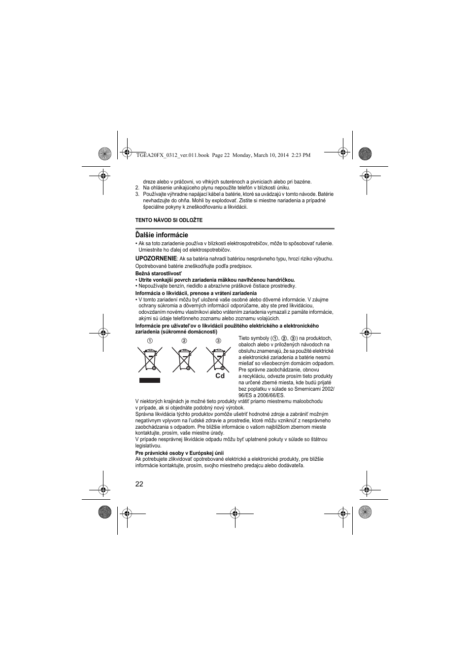 Panasonic KXTGEA20FX User Manual | Page 22 / 76