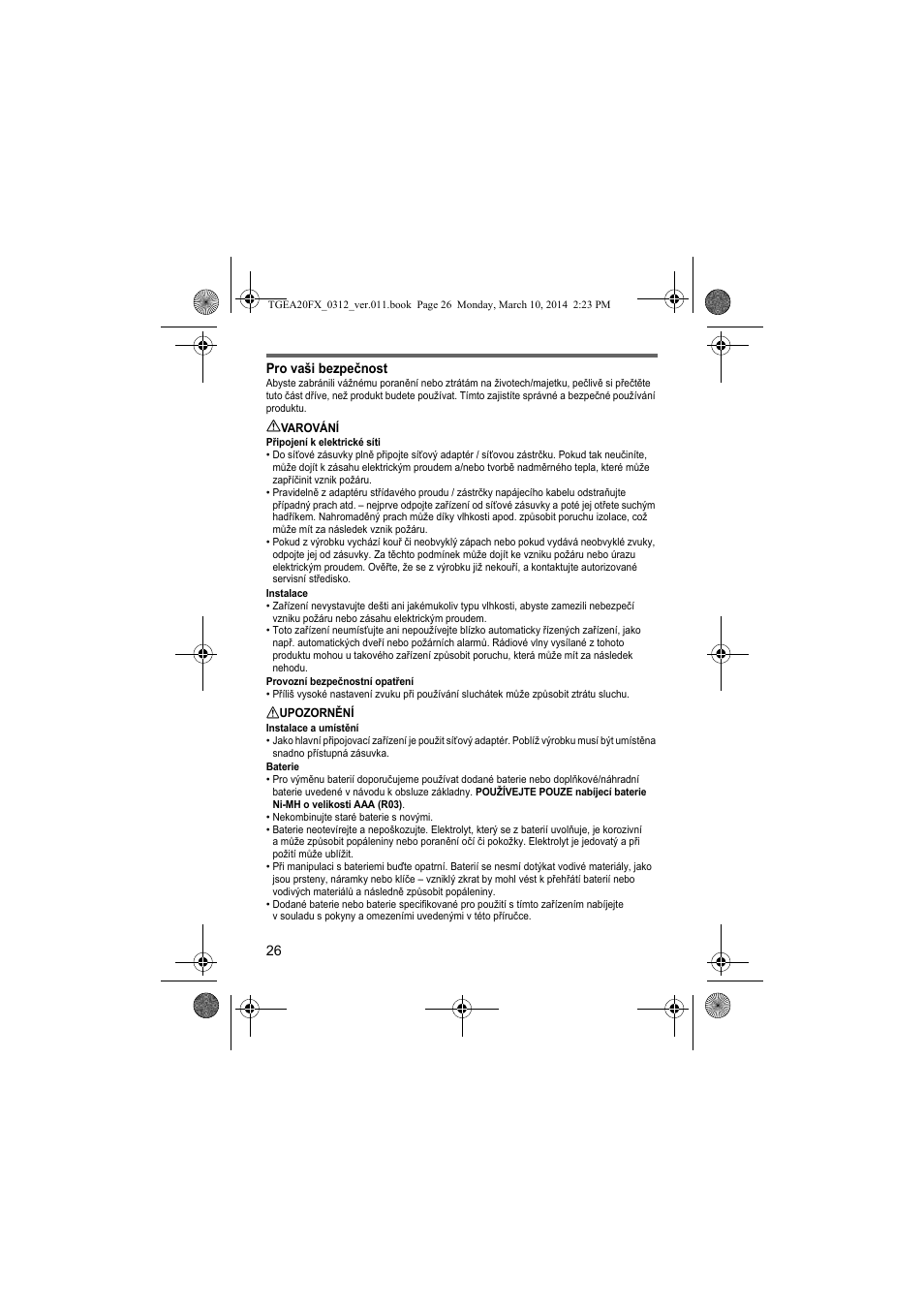 Panasonic KXTGEA20FX User Manual | Page 26 / 76