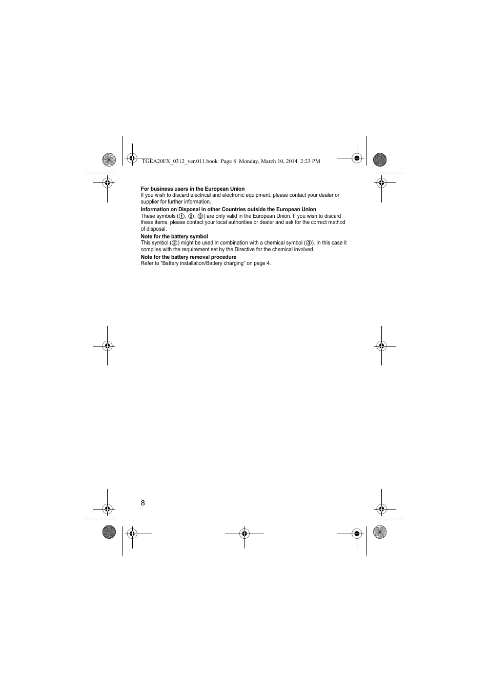 Panasonic KXTGEA20FX User Manual | Page 8 / 76