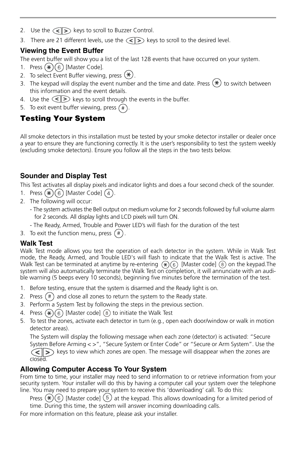 Testing your system | ADT Security Services PowerSeries SCW9047-433 User Manual | Page 13 / 20
