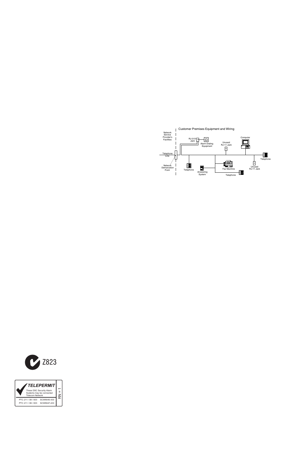Fcc compliance statement, New zealand | ADT Security Services PowerSeries SCW9047-433 User Manual | Page 2 / 20