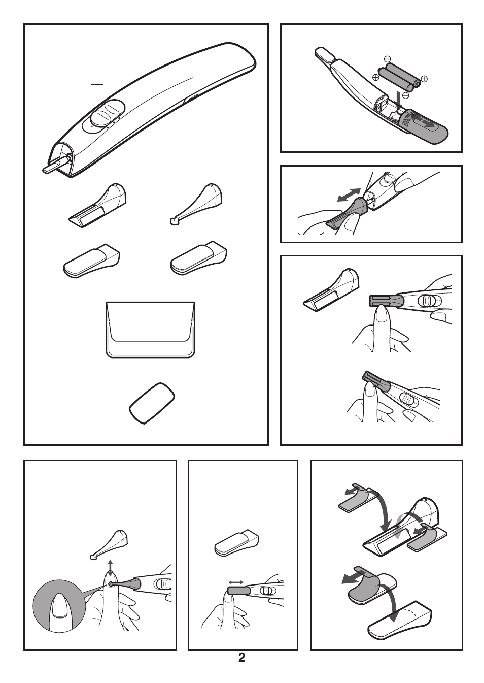 Panasonic ES2401 User Manual | Page 2 / 64