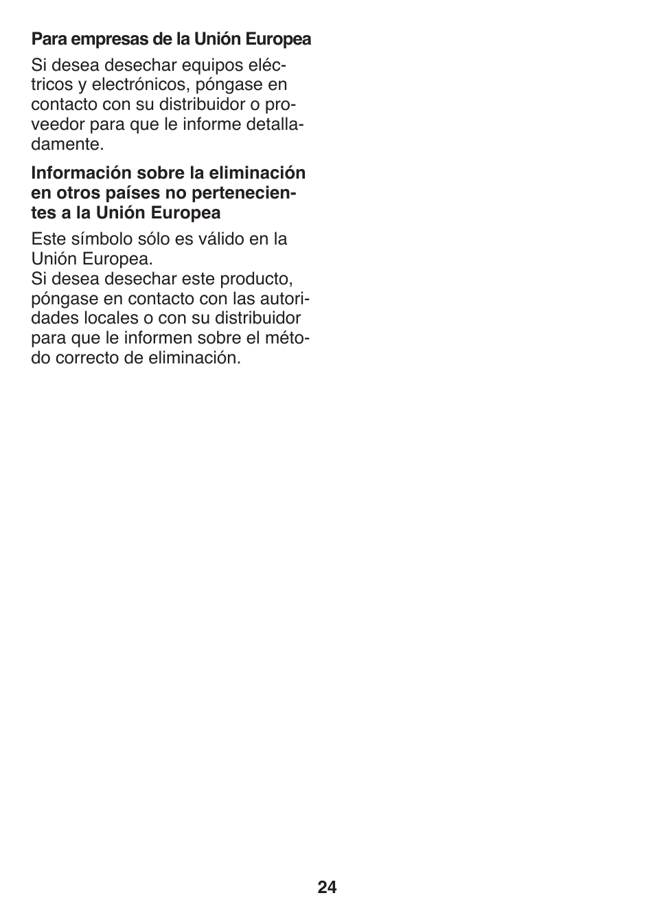 Panasonic ES2401 User Manual | Page 24 / 64