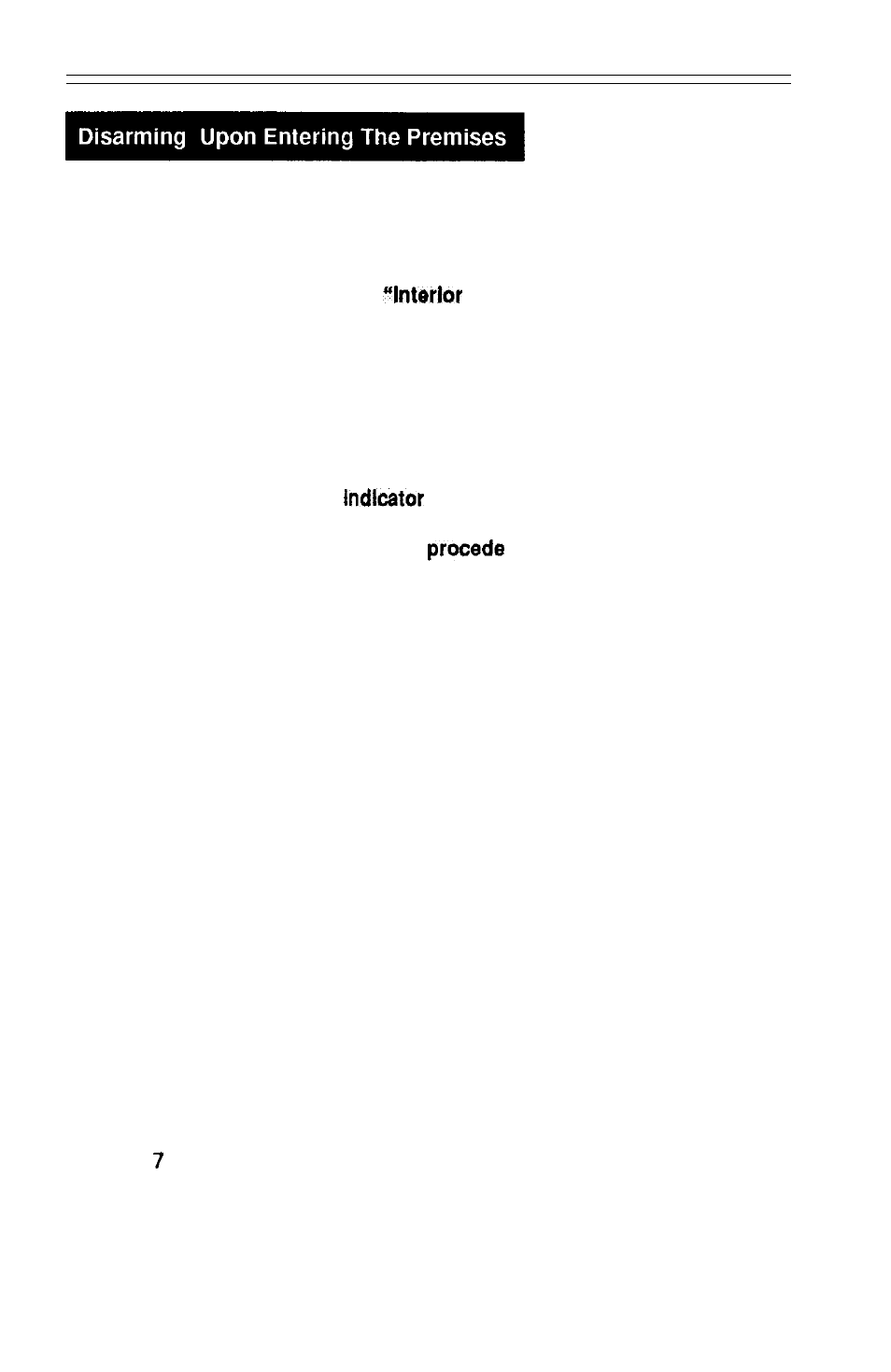 Disarming, Testing, Disarming upon entering the premises | Testing the burglar and fire alarm audibles | ADT Security Services Safewatch Plus Enterpreneur Security Systems User Manual | Page 7 / 28