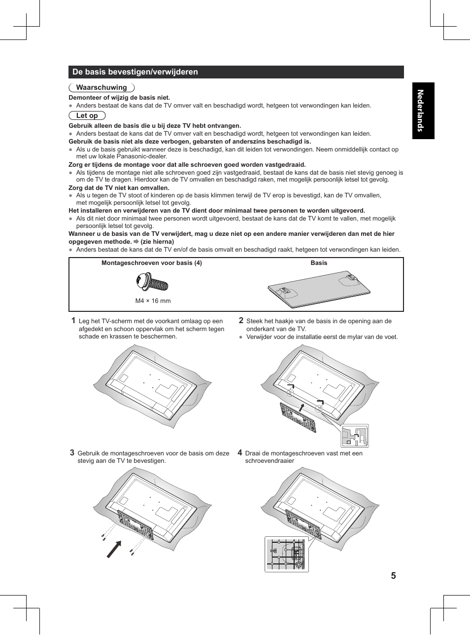 P. 5) | Panasonic TX32A400E User Manual | Page 65 / 302