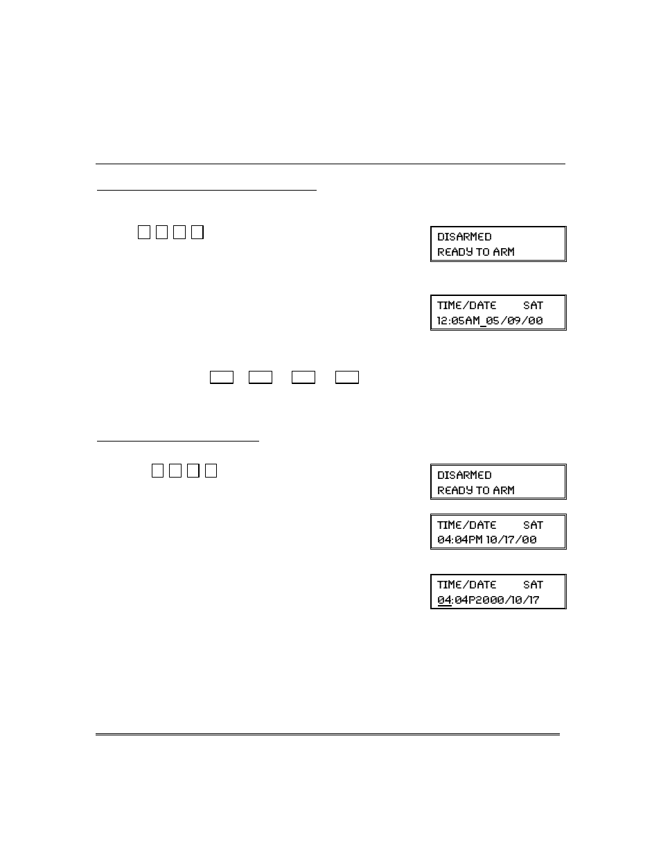 9lhzlqj&xuuhqw'dwhdqg7lph | ADT Security Services K5309V2 User Manual | Page 21 / 57