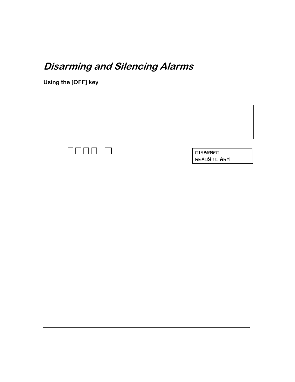 Lvduplqjdqg6lohqflqj$odupv | ADT Security Services 3000 User Manual | Page 18 / 56