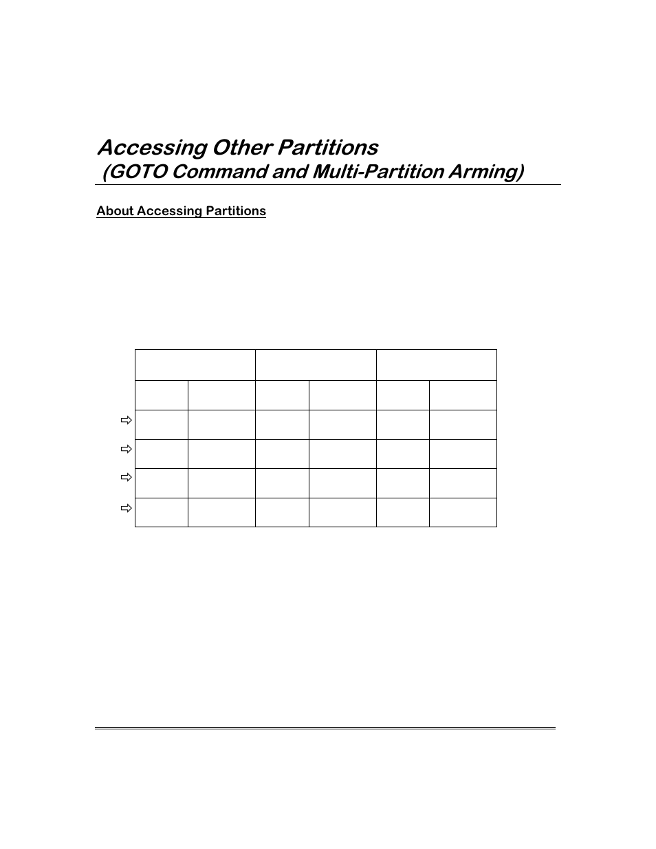 Ffhvvlqj2wkhu3duwlwlrqv, Erxw$ffhvvlqj3duwlwlrqv | ADT Security Services 3000 User Manual | Page 30 / 56
