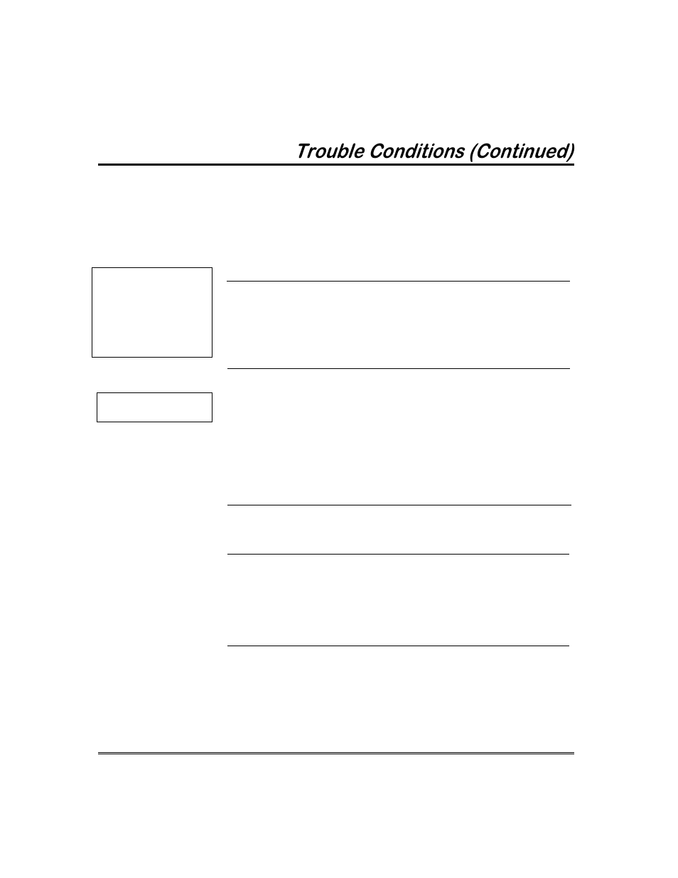 7urxeoh&rqglwlrqv &rqwlqxhg | ADT Security Services 3000 User Manual | Page 38 / 56