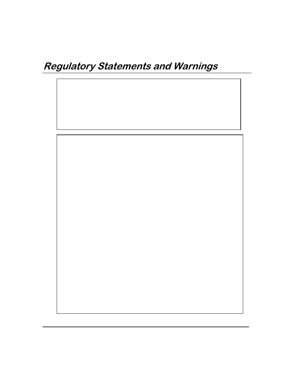 5hjxodwru\6wdwhphqwvdqg:duqlqjv, Radio frequency emissions, Telephone/modem interface | ADT Security Services 3000 User Manual | Page 48 / 56