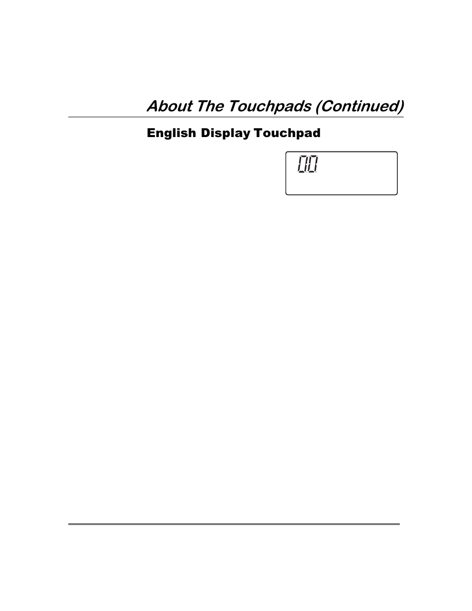 Erxw7kh7rxfksdgv &rqwlqxhg, Qjolvk'lvsod\7rxfksdg, Away | Stay | ADT Security Services 3000 User Manual | Page 9 / 56
