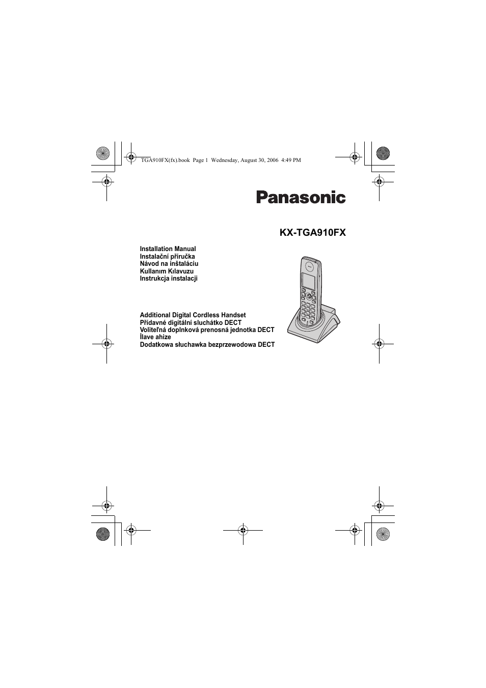 Panasonic KXTGA910FX User Manual | 36 pages