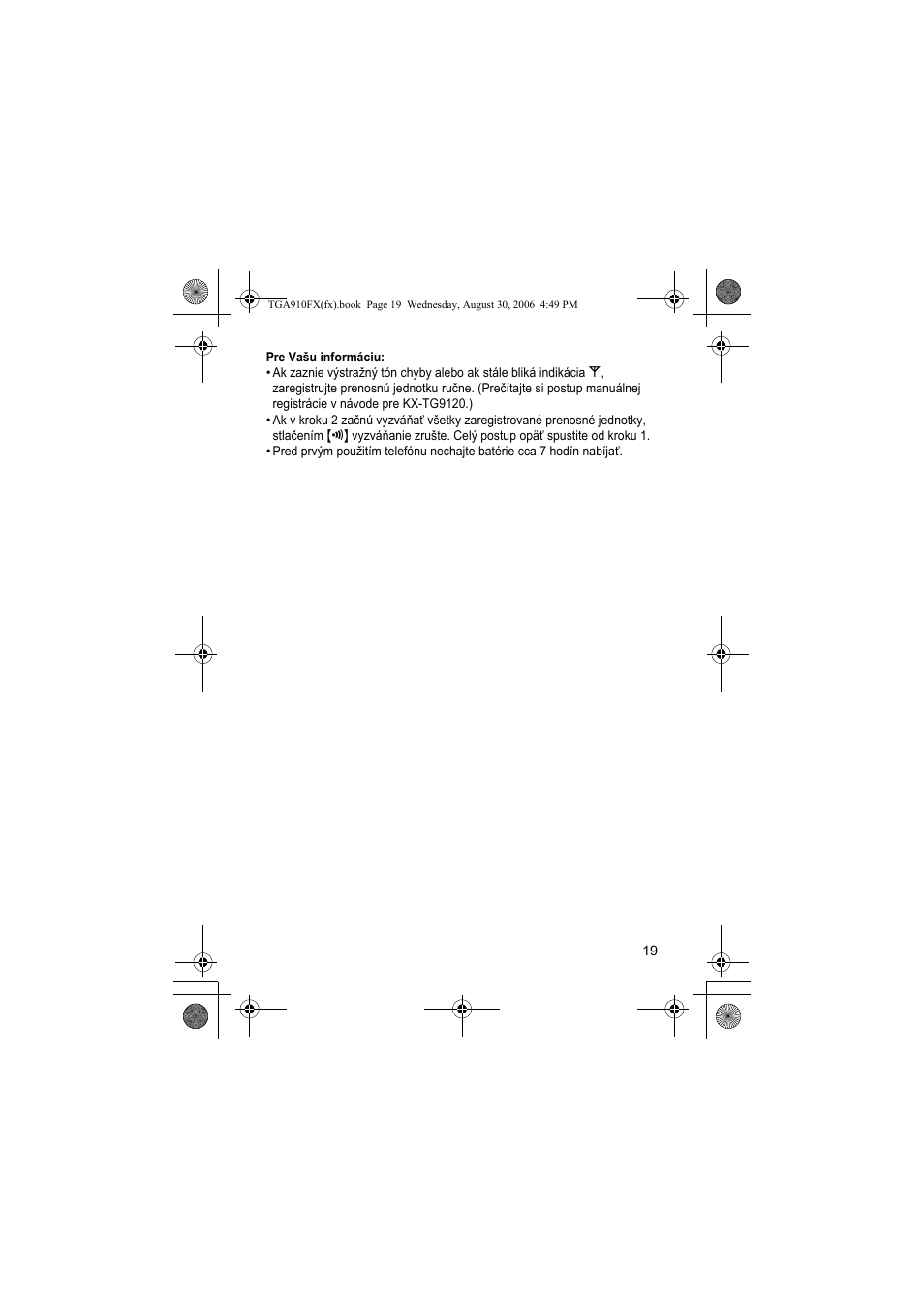 Panasonic KXTGA910FX User Manual | Page 19 / 36