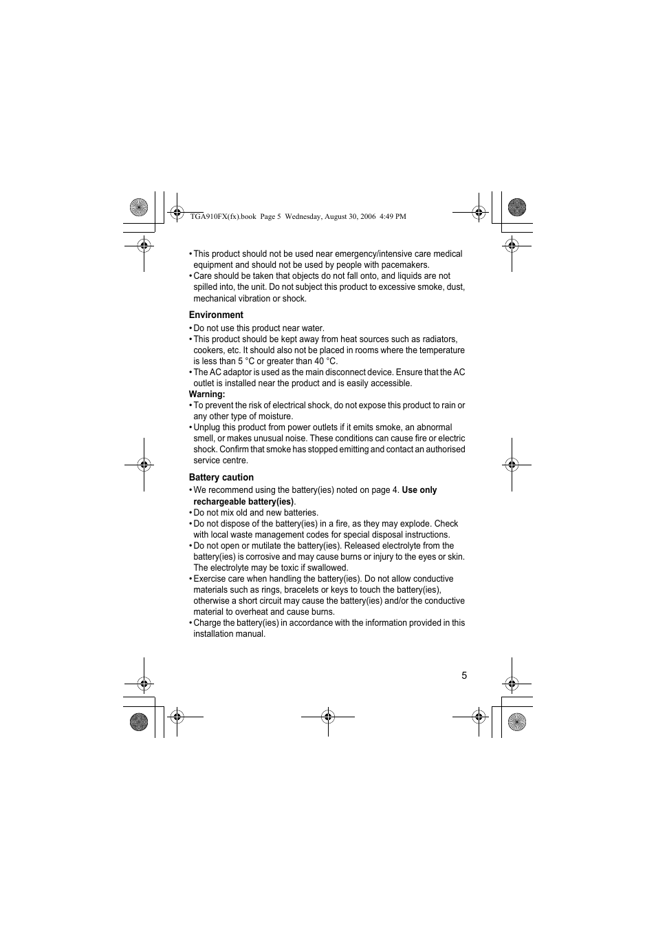 Panasonic KXTGA910FX User Manual | Page 5 / 36