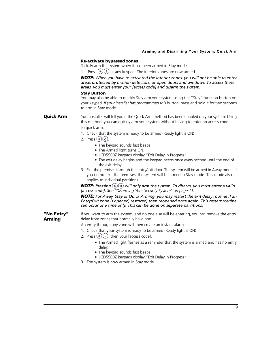 ADT Security Services Power 864 User Manual | Page 13 / 36