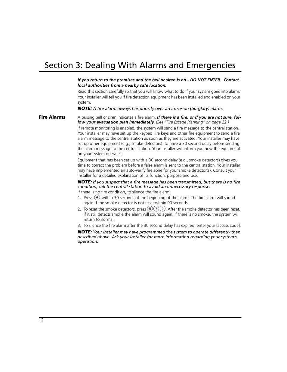 ADT Security Services Power 864 User Manual | Page 16 / 36
