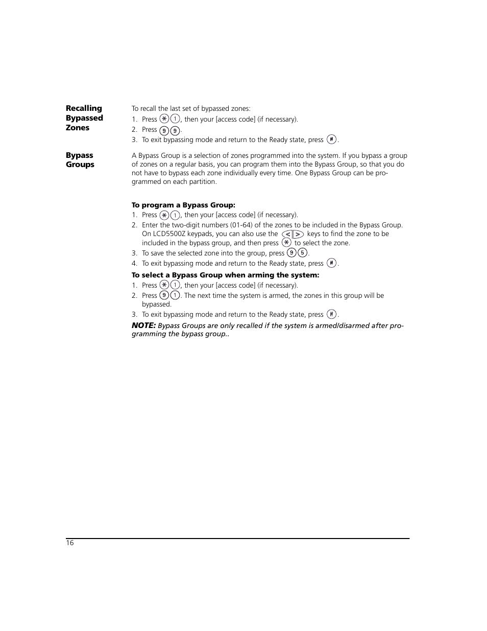 ADT Security Services Power 864 User Manual | Page 20 / 36