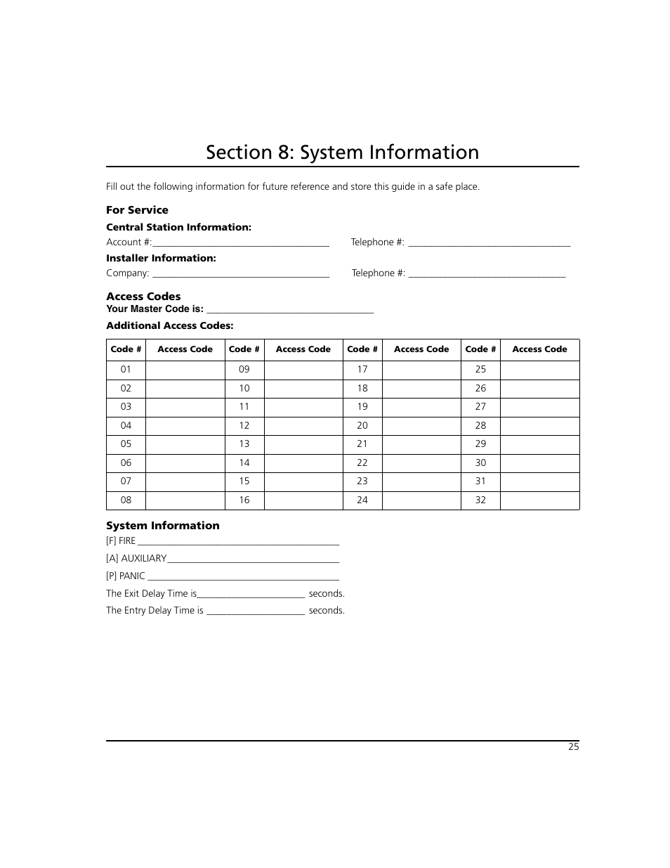 ADT Security Services Power 864 User Manual | Page 29 / 36