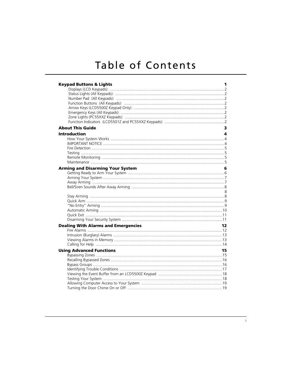 ADT Security Services Power 864 User Manual | Page 3 / 36