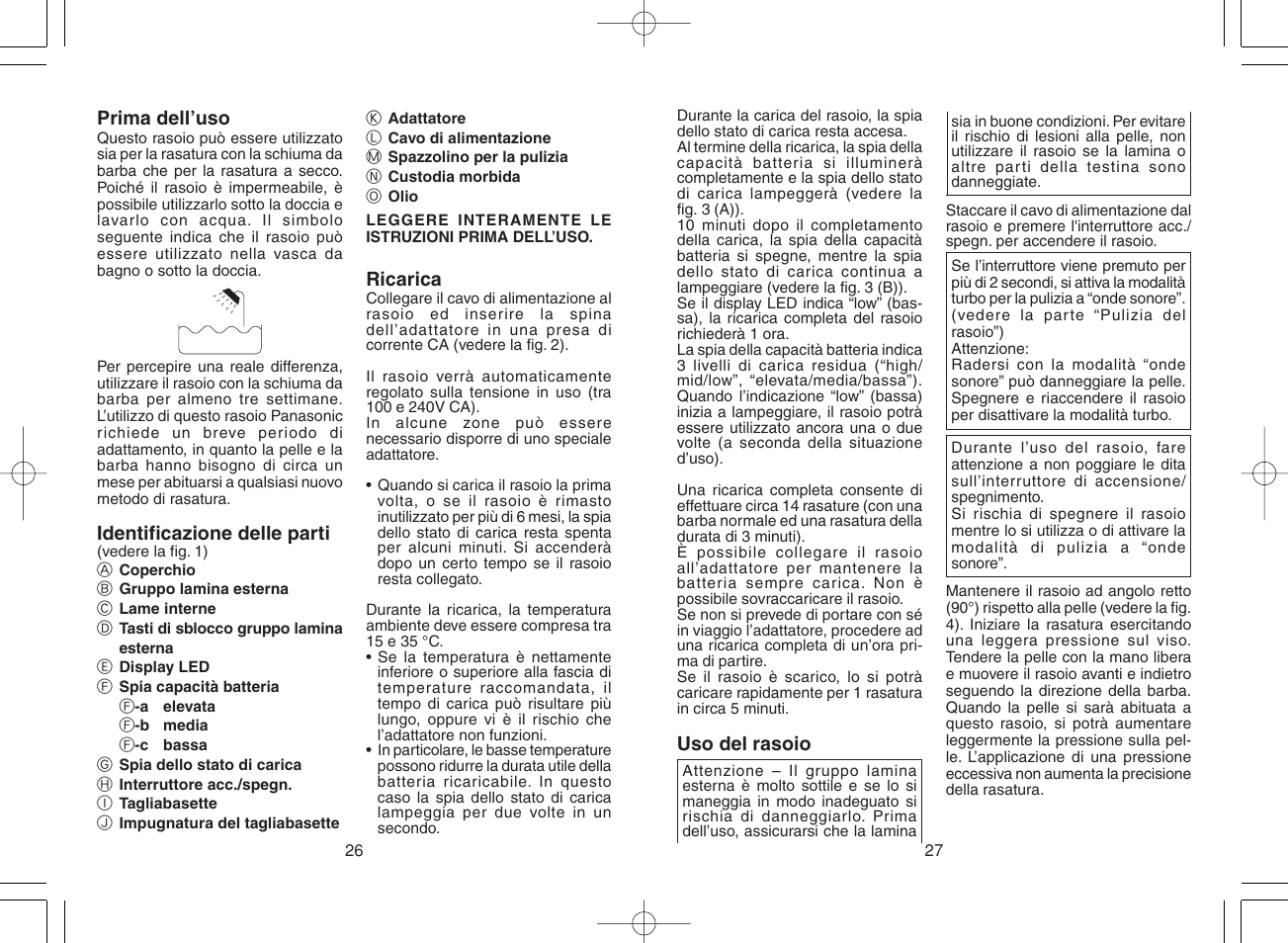 Panasonic ES8807 User Manual | Page 14 / 62