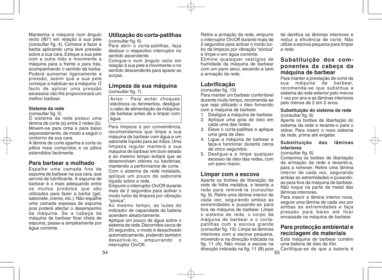 Panasonic ES8807 User Manual | Page 28 / 62