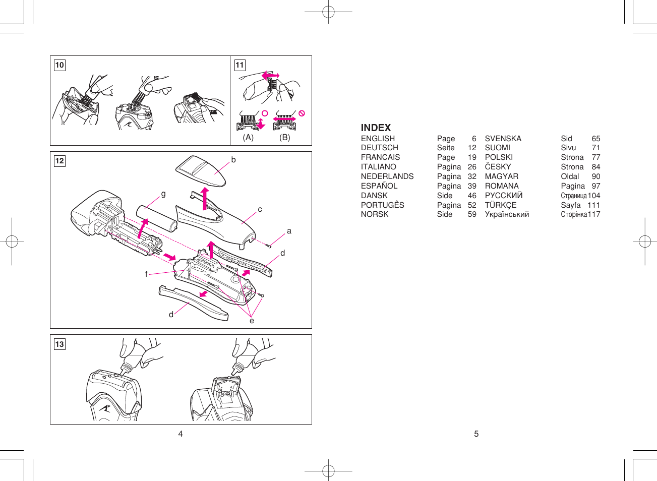 Panasonic ES8807 User Manual | Page 3 / 62