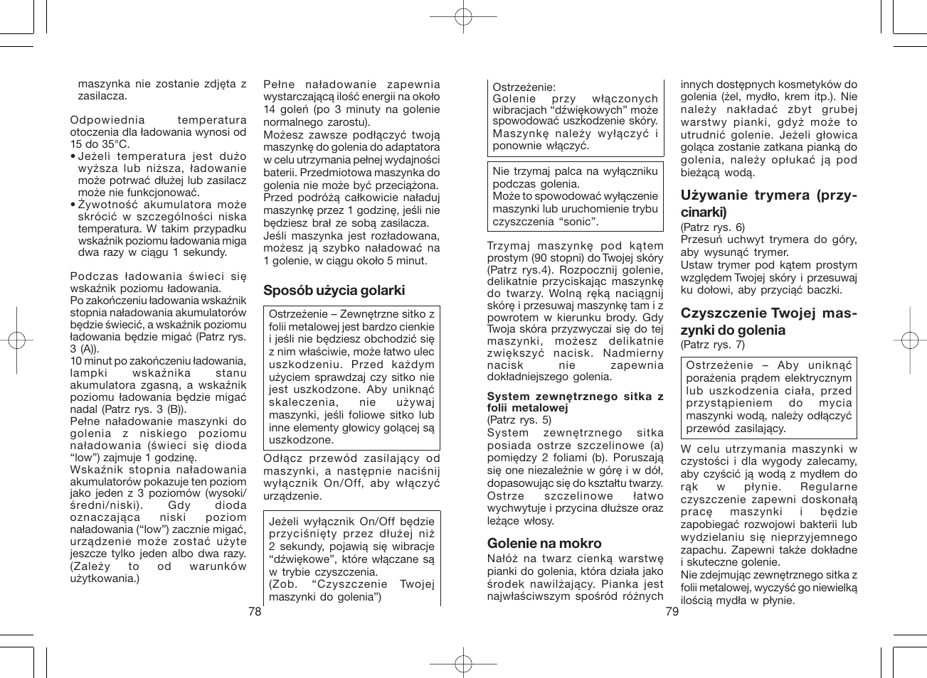 Panasonic ES8807 User Manual | Page 40 / 62