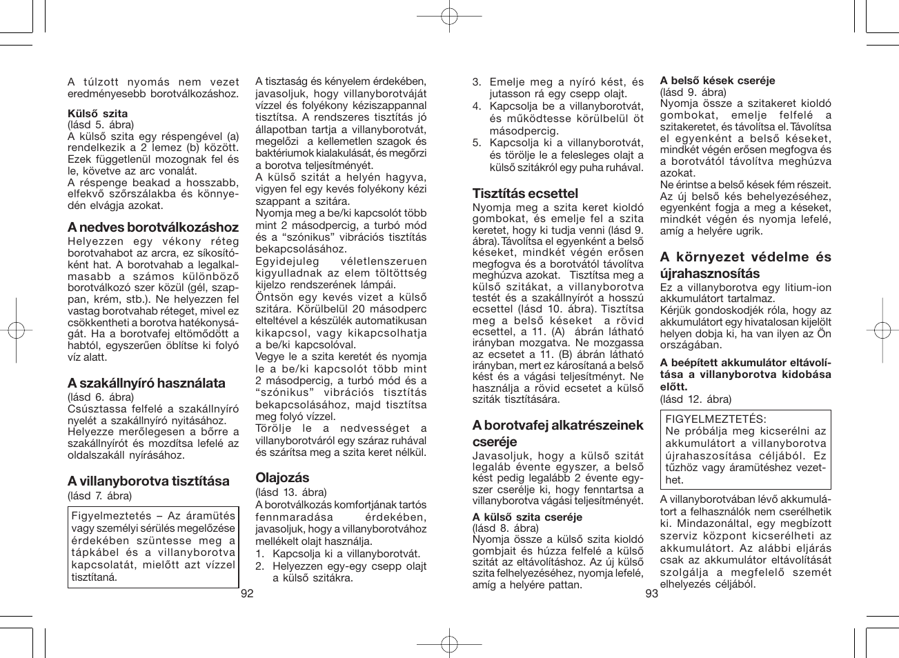 Panasonic ES8807 User Manual | Page 47 / 62