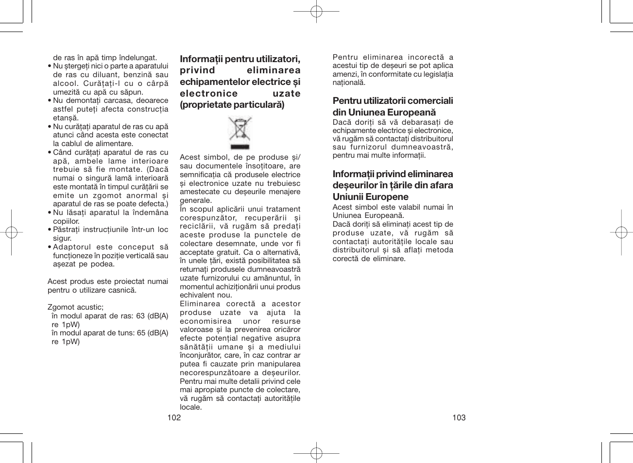 Panasonic ES8807 User Manual | Page 52 / 62