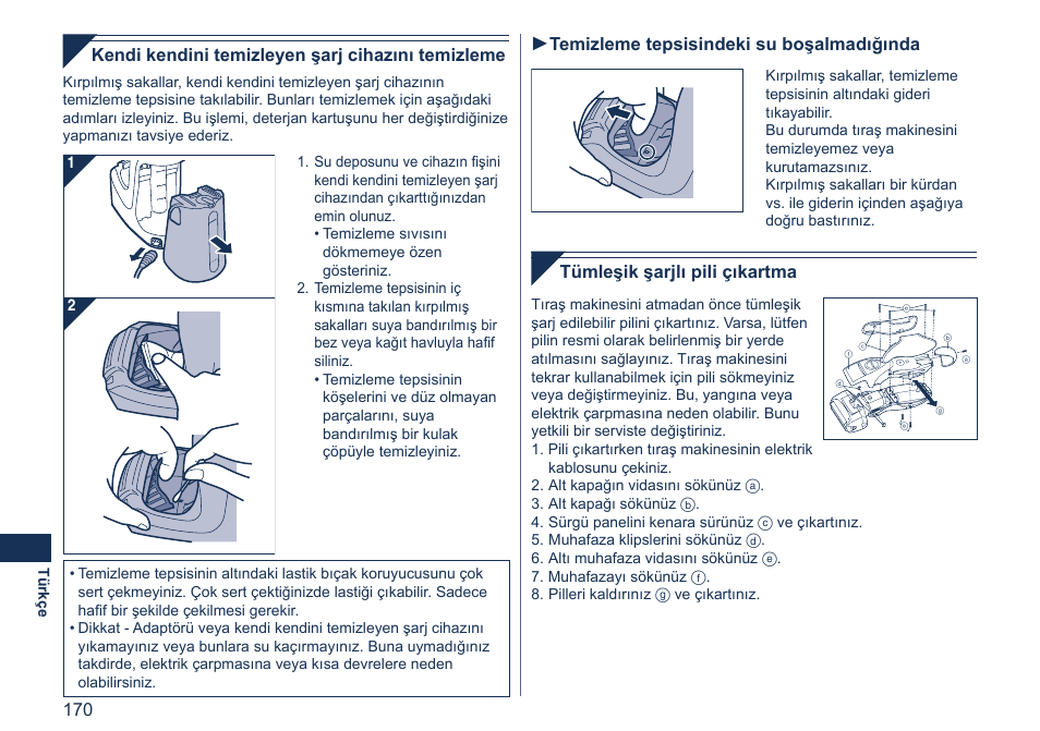 Panasonic ES7058 User Manual | Page 170 / 184