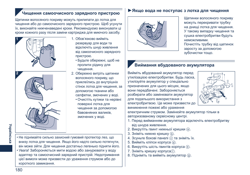 Panasonic ES7058 User Manual | Page 180 / 184