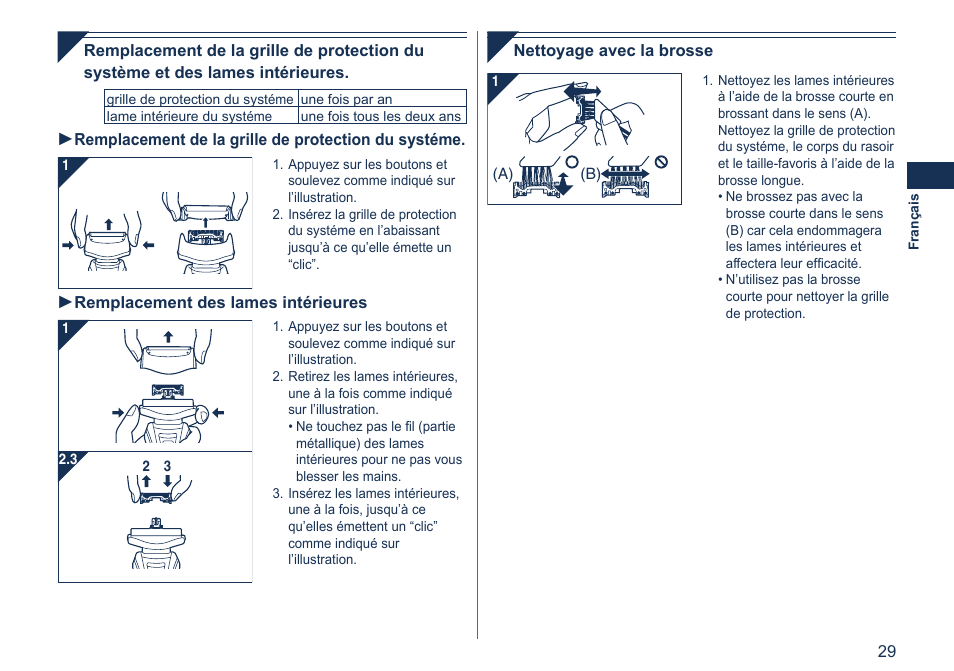 Panasonic ES7058 User Manual | Page 29 / 184