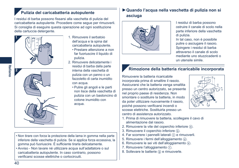 Panasonic ES7058 User Manual | Page 40 / 184