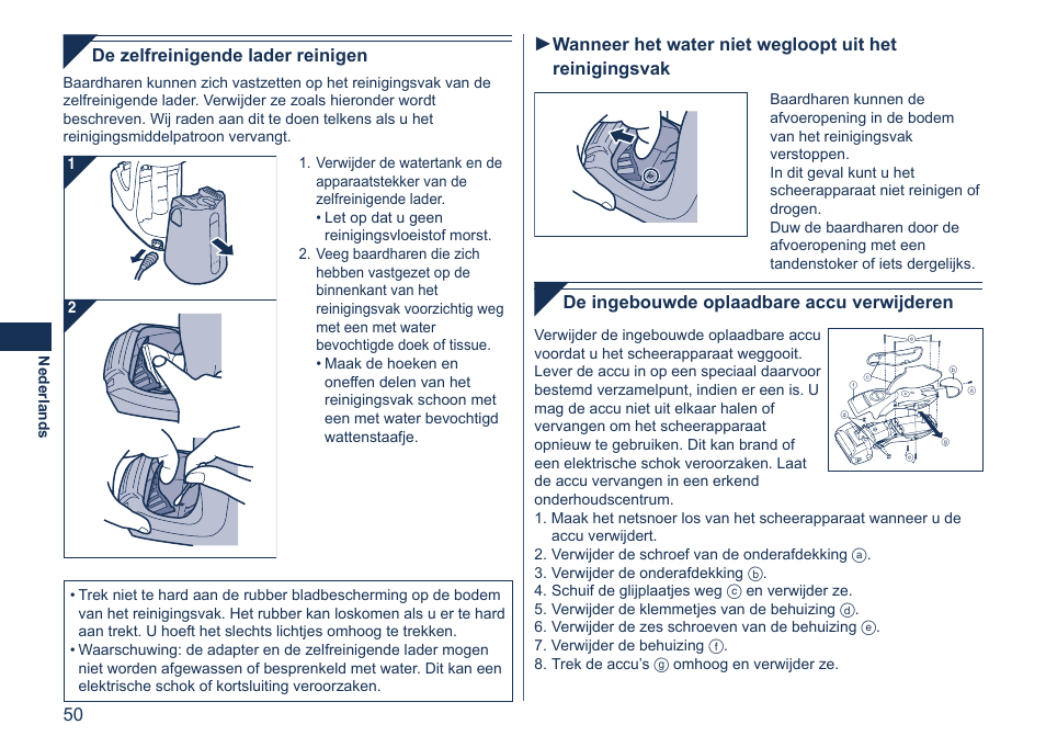 Panasonic ES7058 User Manual | Page 50 / 184