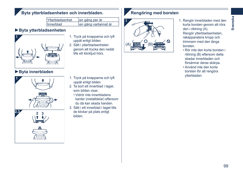 Panasonic ES7058 User Manual | Page 99 / 184