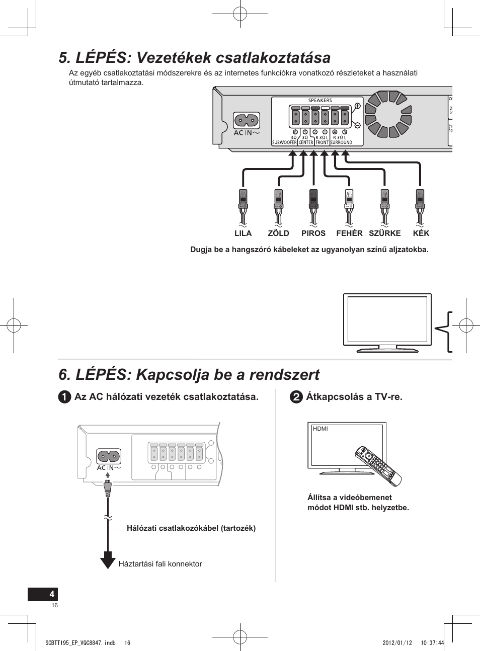 Panasonic SCBTT195EP User Manual | Page 16 / 20