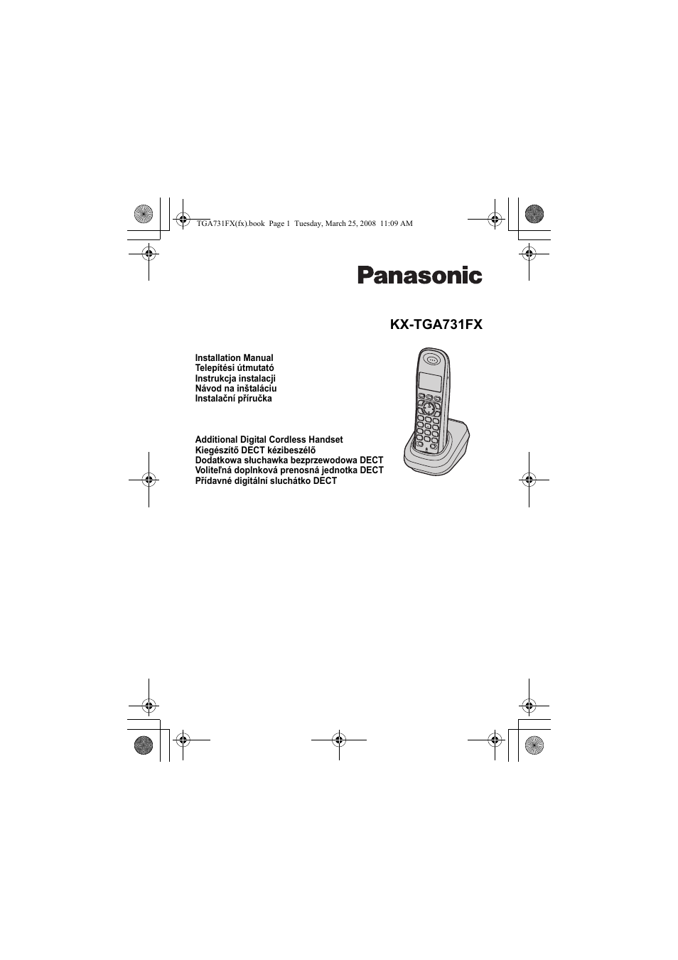 Panasonic KXTGA731FX User Manual | 36 pages