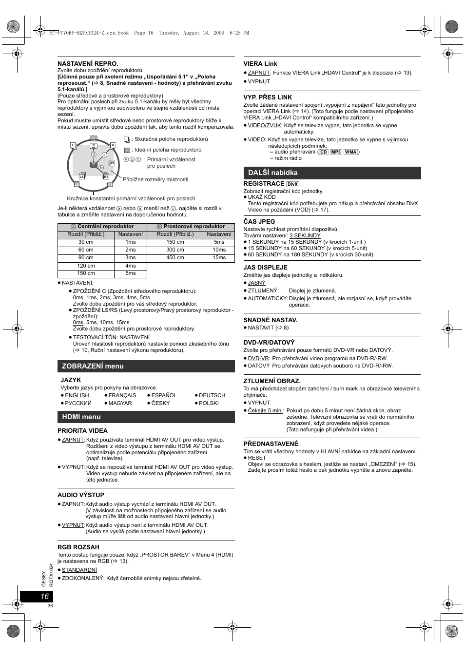 Panasonic SCPT70 User Manual | Page 36 / 82