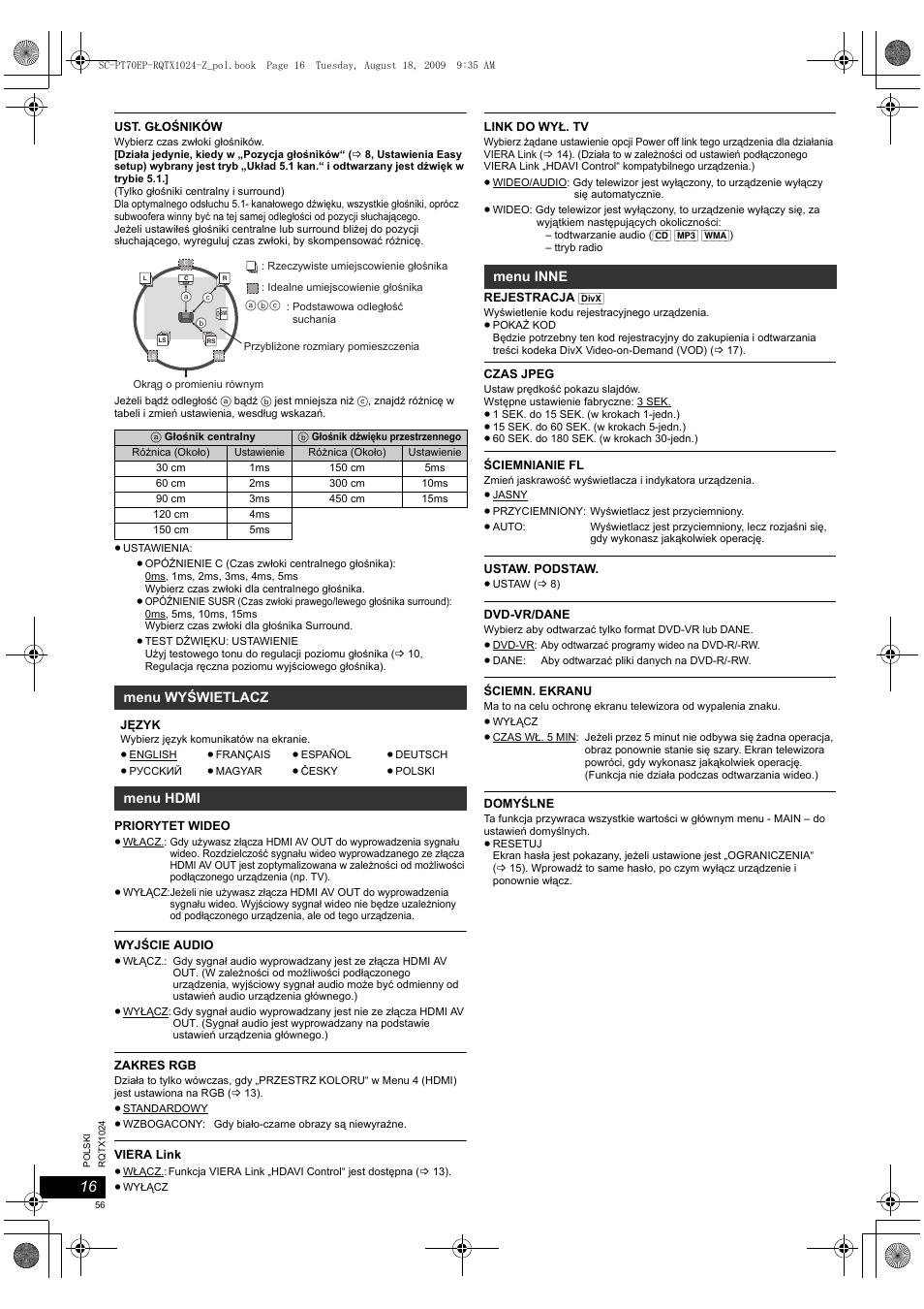 Panasonic SCPT70 User Manual | Page 56 / 82