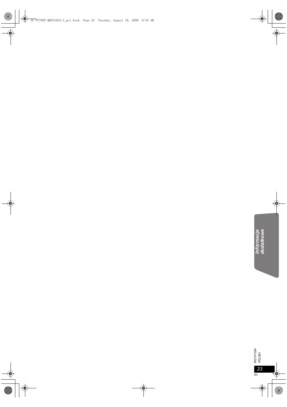 Panasonic SCPT70 User Manual | Page 63 / 82