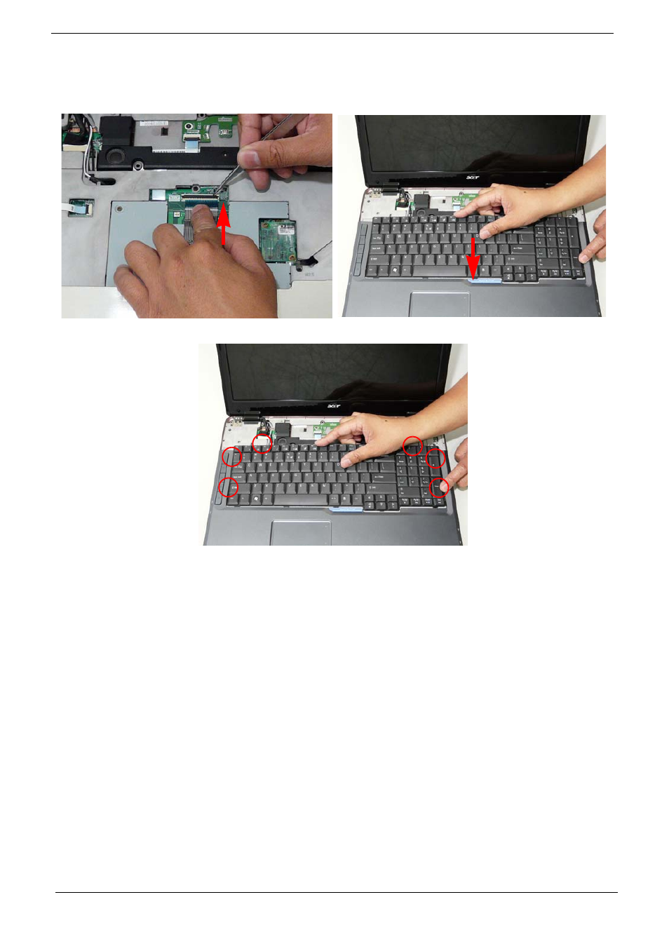 Replacing the keyboard | Aspire Digital 7730G User Manual | Page 126 / 210