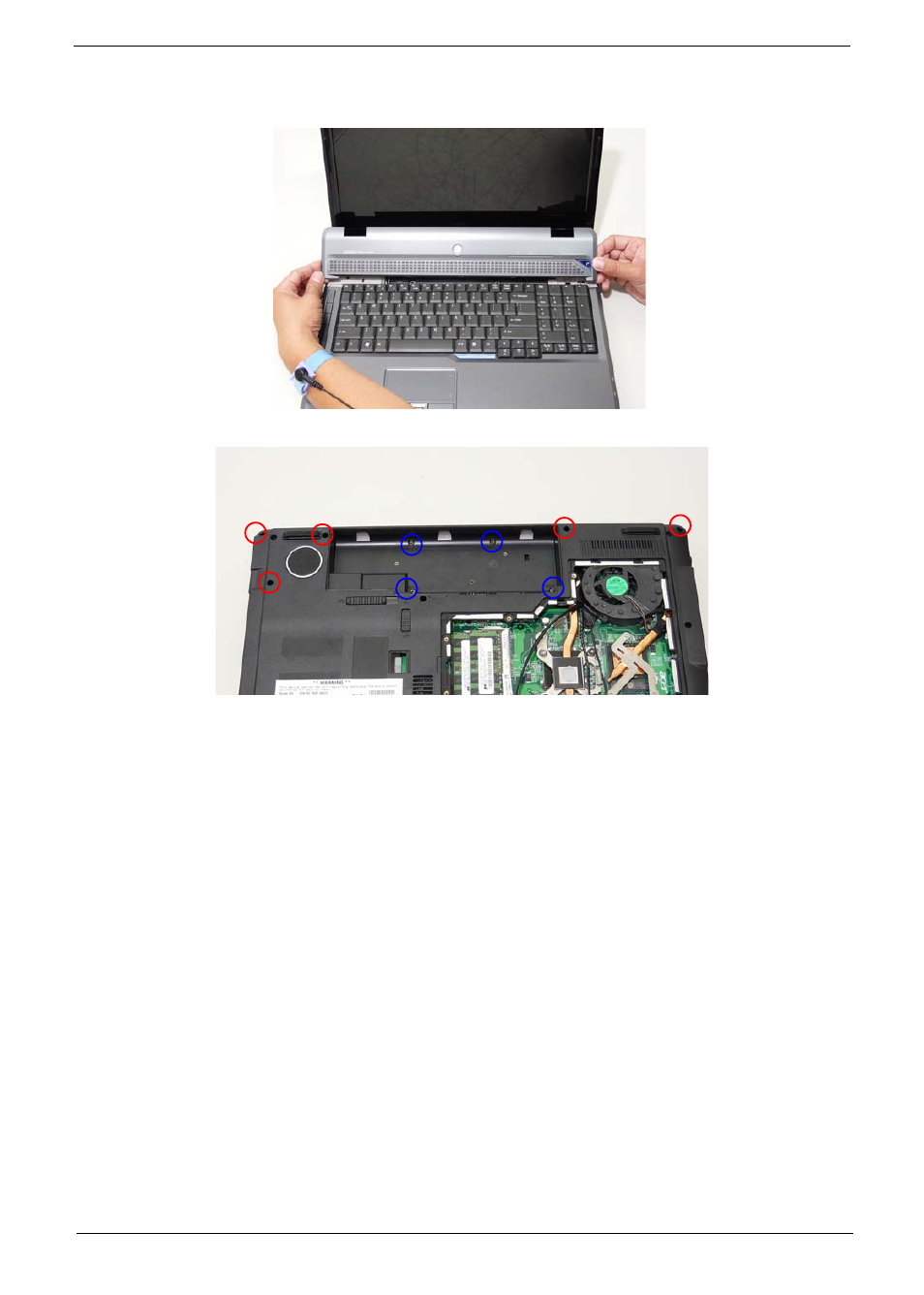 Replacing the switch cover | Aspire Digital 7730G User Manual | Page 127 / 210