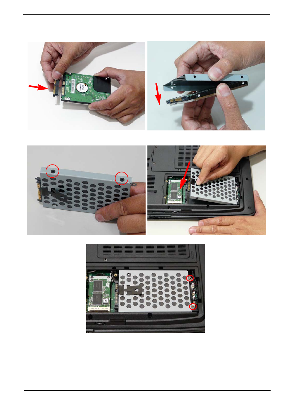 Replacing the hard disk drive2 module | Aspire Digital 7730G User Manual | Page 129 / 210